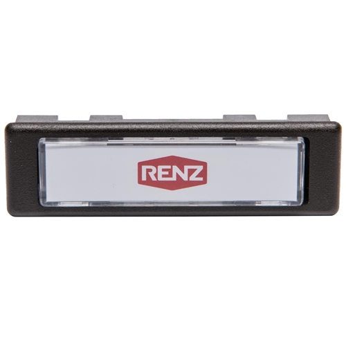 Renz Kombitaster Lira 75x22mm braun Briefkastenschild Klingelschild
