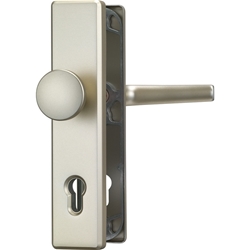 ABUS Langschild-Wechselgarnitur HLS214 Neusilber F2