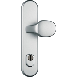 ABUS Langschild-Wechselgarnitur mit Kernziehschutz HLZS814 Alu F1