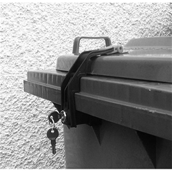CTS Mülltonnenverriegelung gleichschließend (60-360 Liter) Mülltonnenschloss