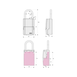 ABUS OA-Schlüsselbox KeyGarage Mini 737