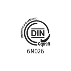 ABUS Panzerriegel mit Doppelzylinder PR2700 braun