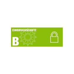 ABUS Panzerriegel mit Doppelzylinder PR2700 weiß