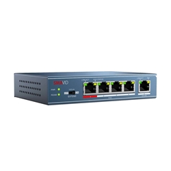 SMAVID (HikVision DS-3E0105P-E ) unmanaged 4-Port PoE Switch