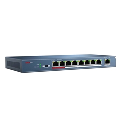 SMAVID 100Mbps unmanaged PoE+-Switch 8-Port