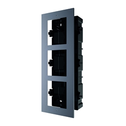 SMAVID (HikVision DS-KD-ACF3) Einbaurahmenset für 3 Module zur Unterputzmontage